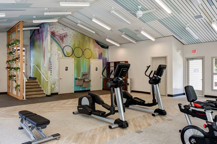 It's easy to stay excited about your work-out with a convenient, on-site fitness center