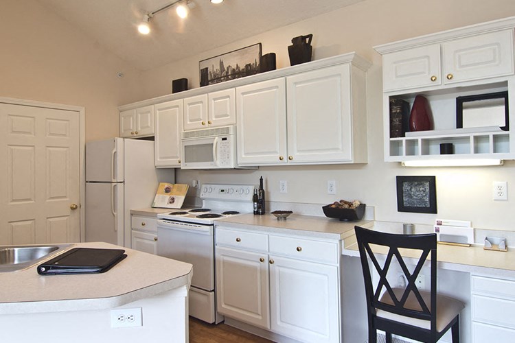 Kitchen with White Cabinetry