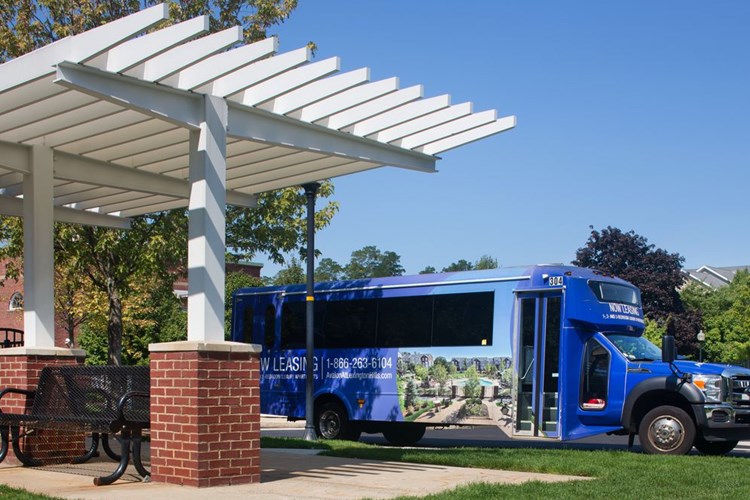 On-site shuttle stop