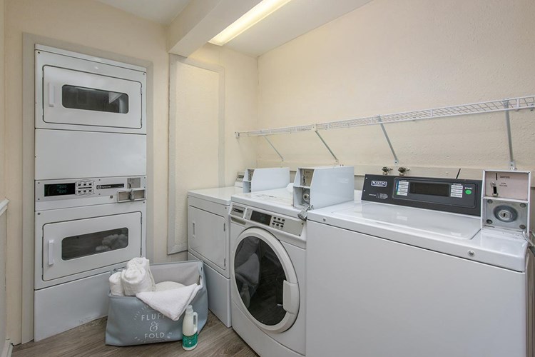 Enjoy the convenience of our on-site 24-hour laundry facilities.