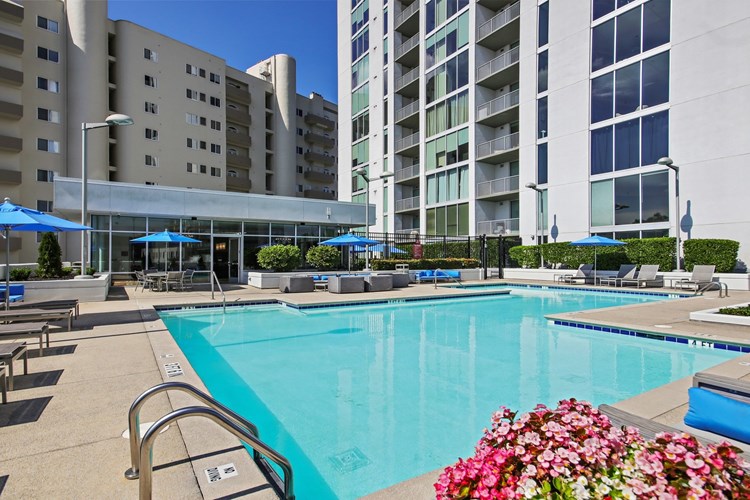 Go for a swim in the year-round heated pool