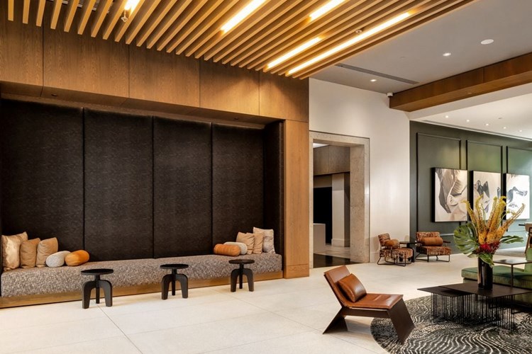 Lobby with lounge seating