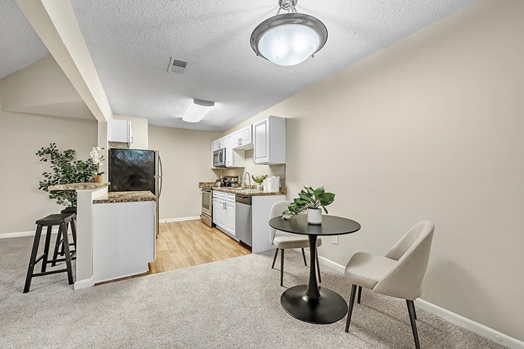 Whether you're searching for a dinner with family, hosting a gathering with friends, or simply enjoying a cup of coffee, our separate dining area provides an ideal vantage point, enabling you to be a part of every conversation and activity in the heart of your home.