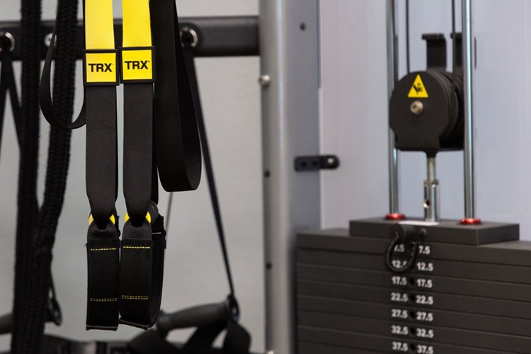 State-of-the-art fitness center with TRX equipment