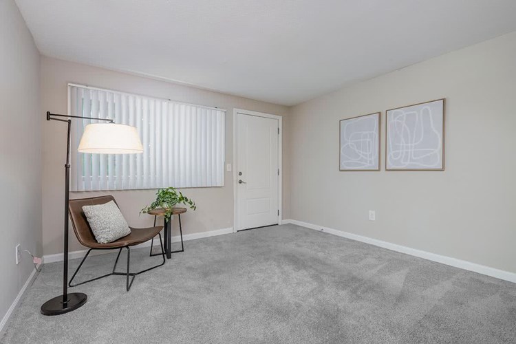 Bright and spacious open concept living area in our 4-bedroom homes.