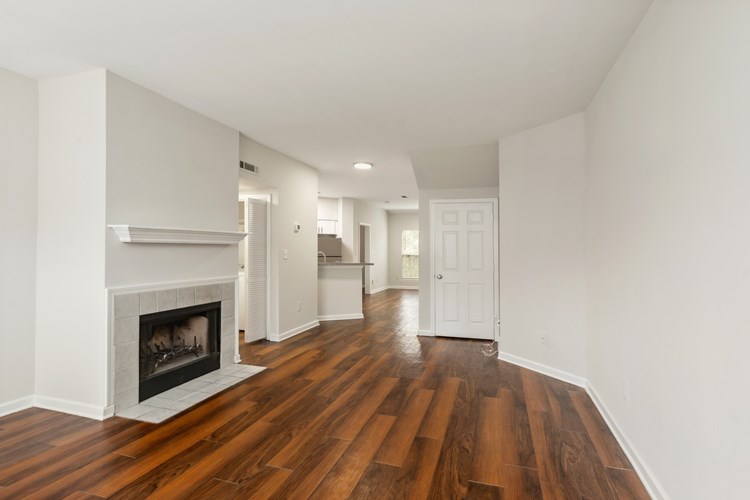 Enjoy townhome units featuring large living spaces, breakfast nook, fireplace and more