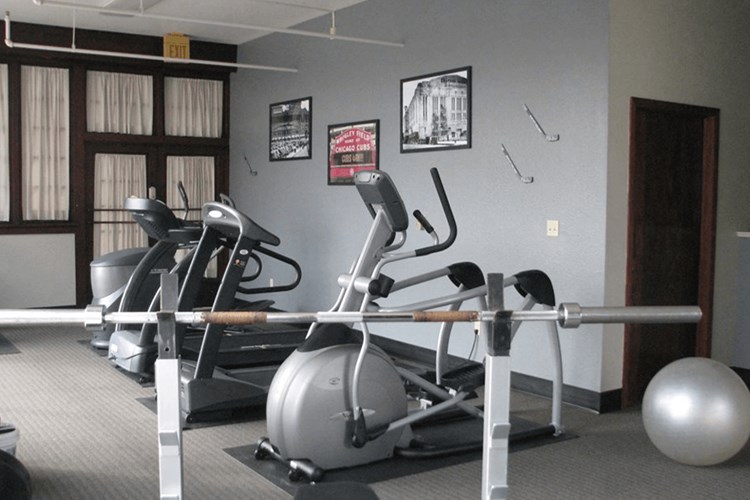 Fitness Center with Weights 