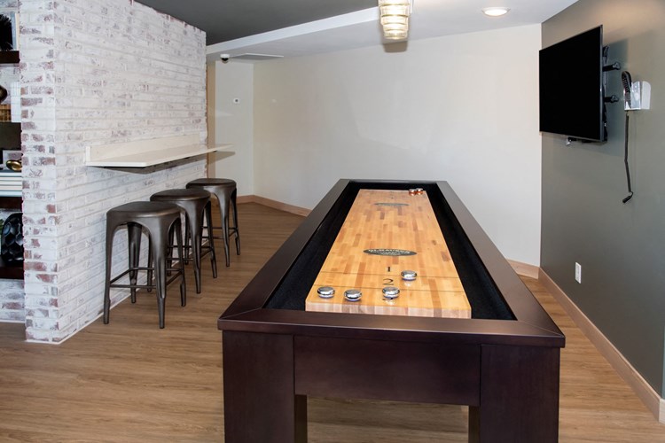 Get your game on with our Shuffleboard table