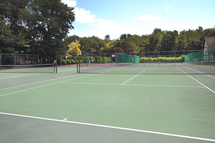 Practice your serve on our outdoor tennis courts