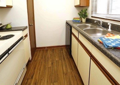 Kitchens Feature Wood-Grain Flooring