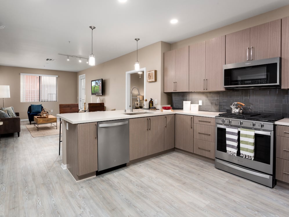 Design Scheme II Kitchen and living area