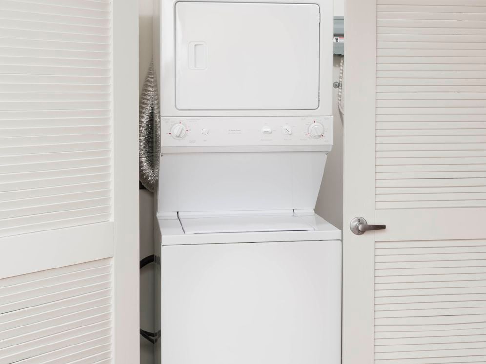 In unit washer and dryer