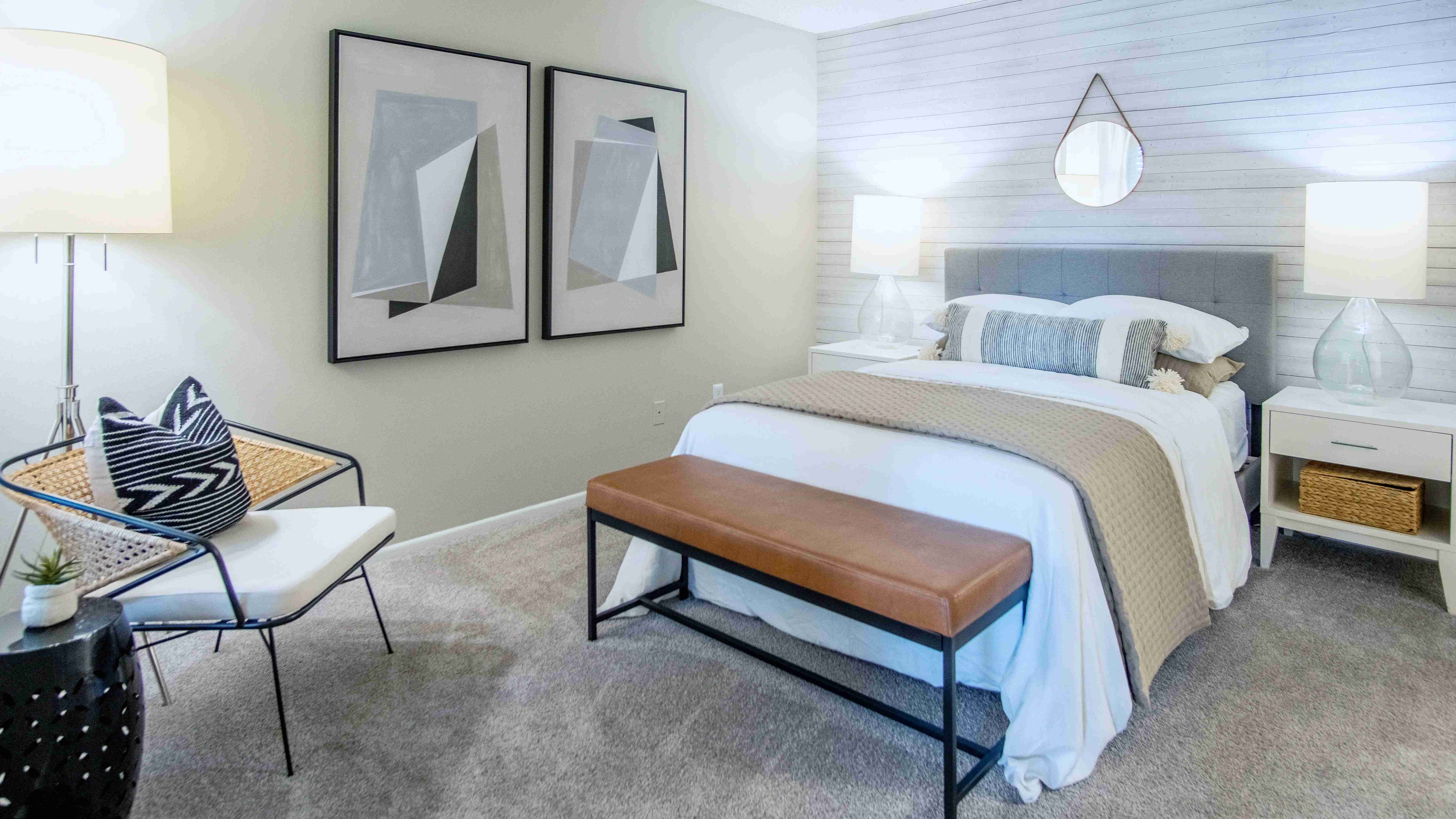 Revel in the grandeur of bedrooms spacious enough for a king-size bed. 