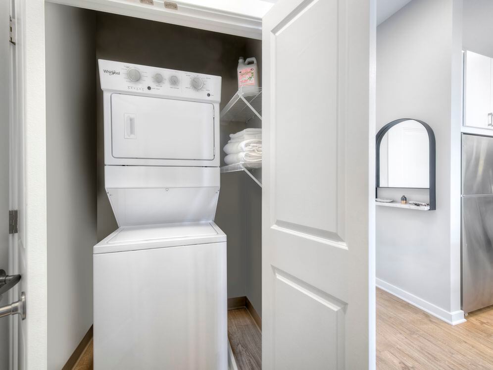 In unit washer/dryer in all homes