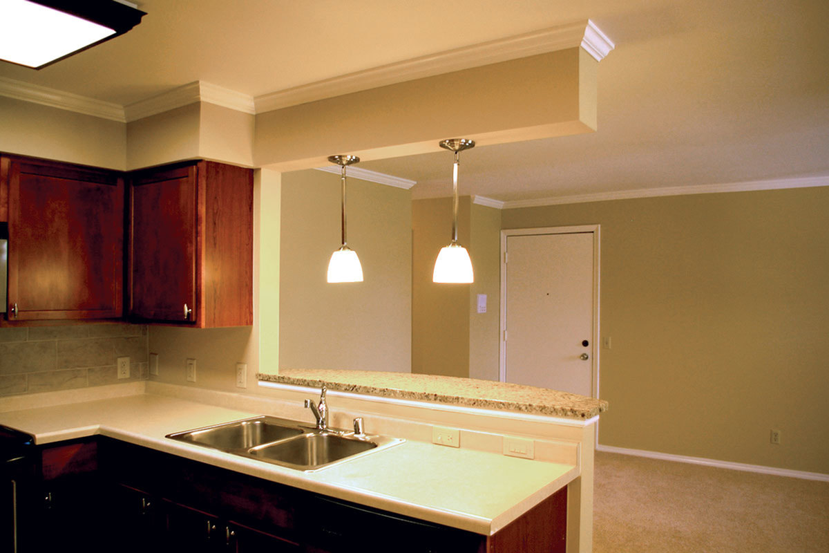 Breakfast bars in our Contemporary finish package