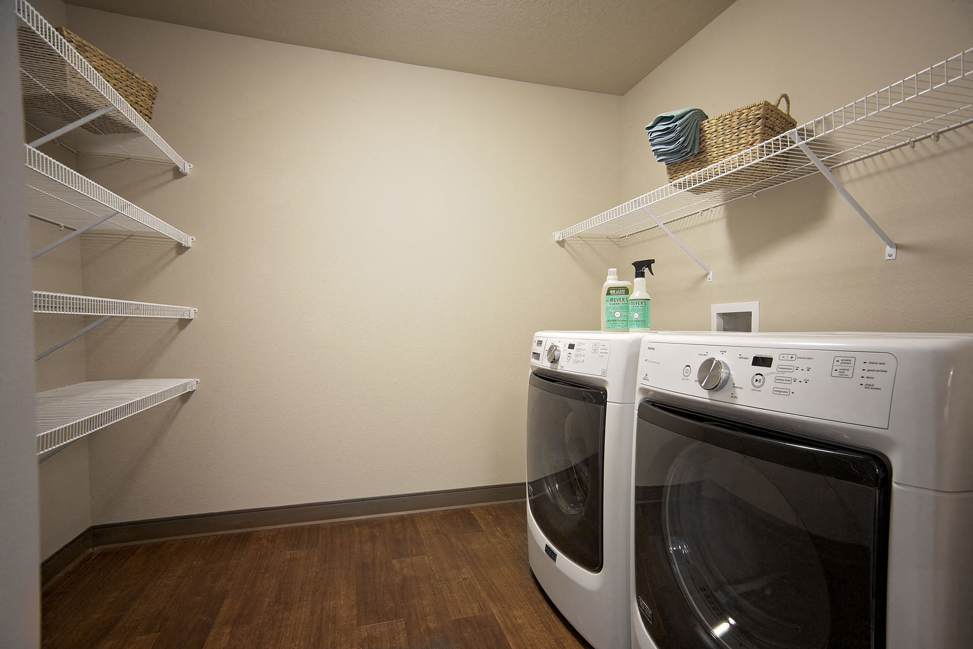 Full-sized washers and dryers