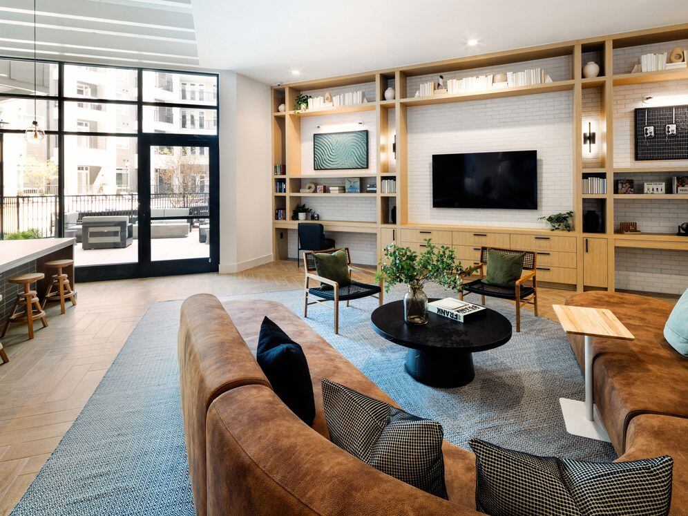 Lounge with multiple seating areas