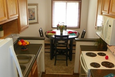 Updated Cabinets and Granite-Like Counters