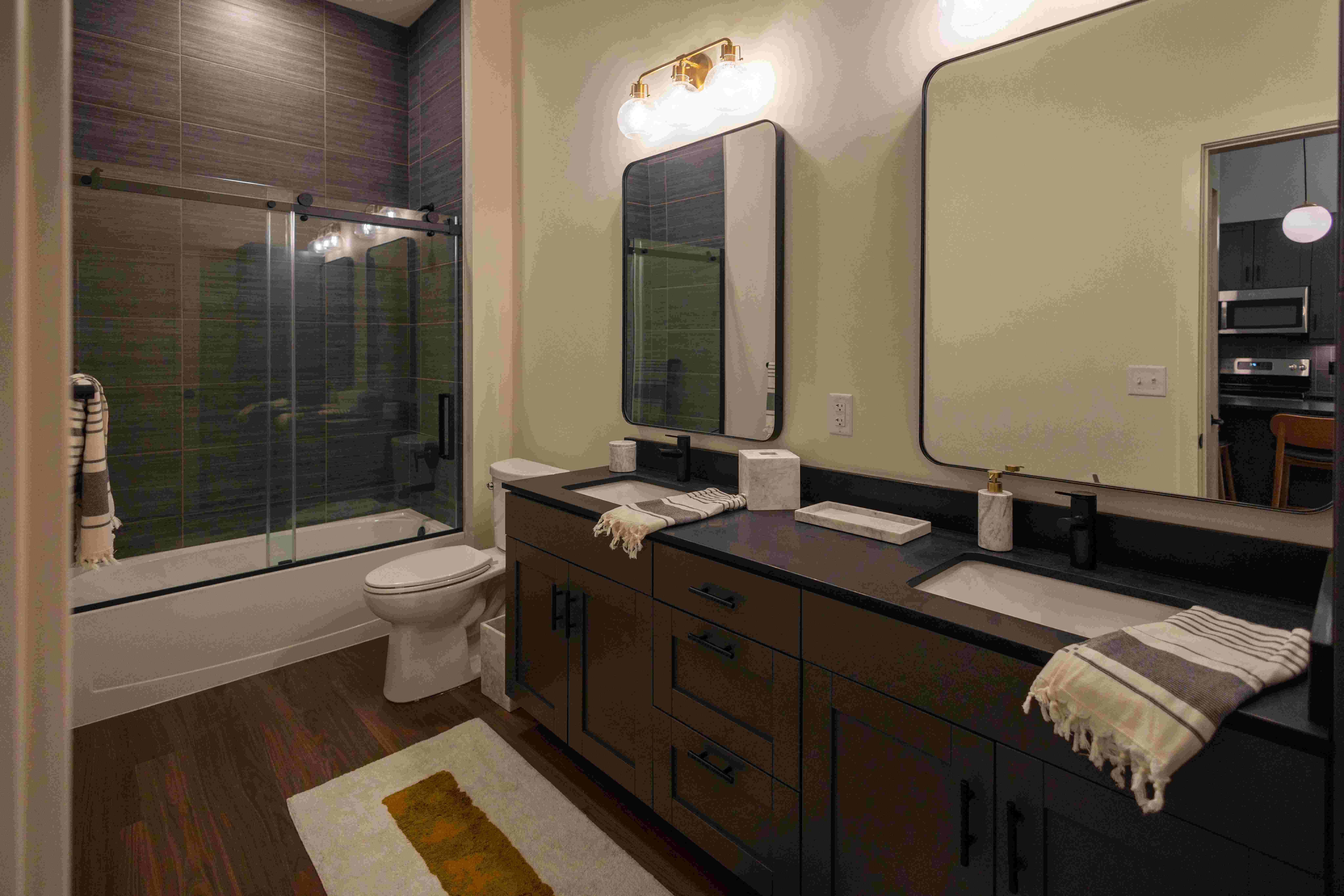 Model bathroom