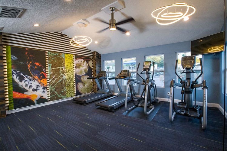 Fully equipped fitness center perfect for your workout!