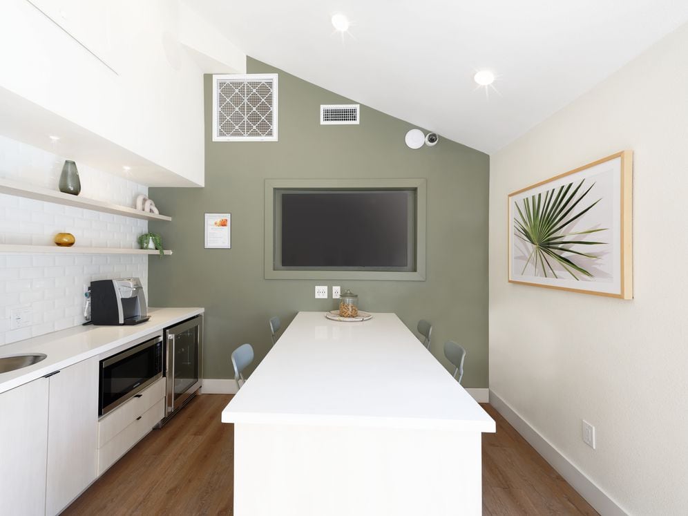 Lounge with entertaining kitchen