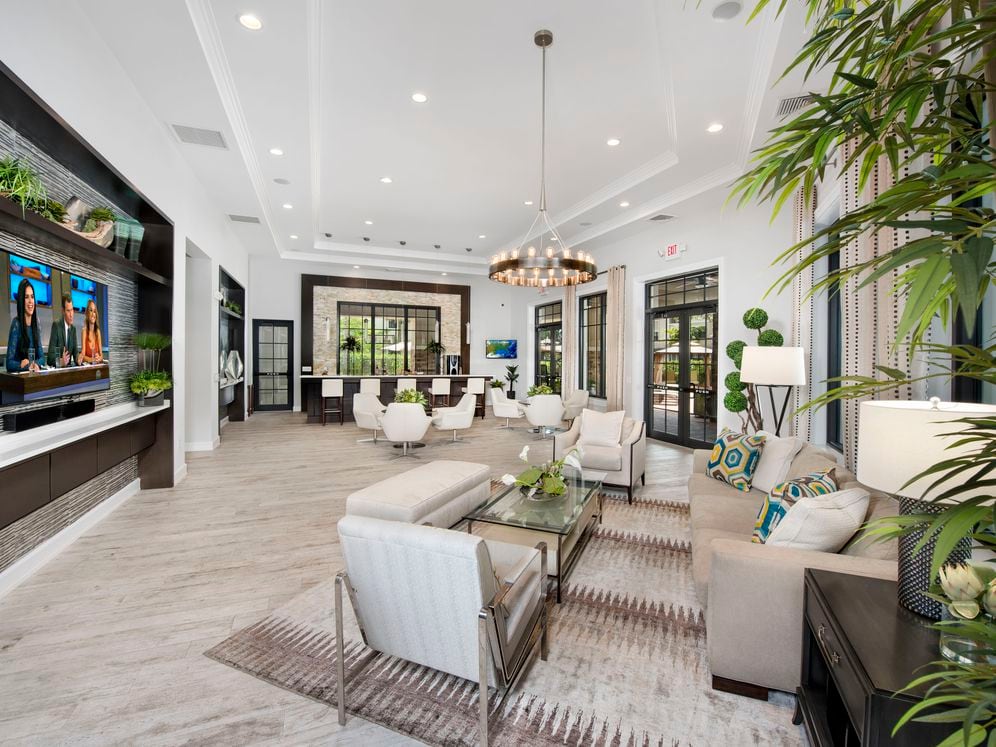 Resident lounge with TV