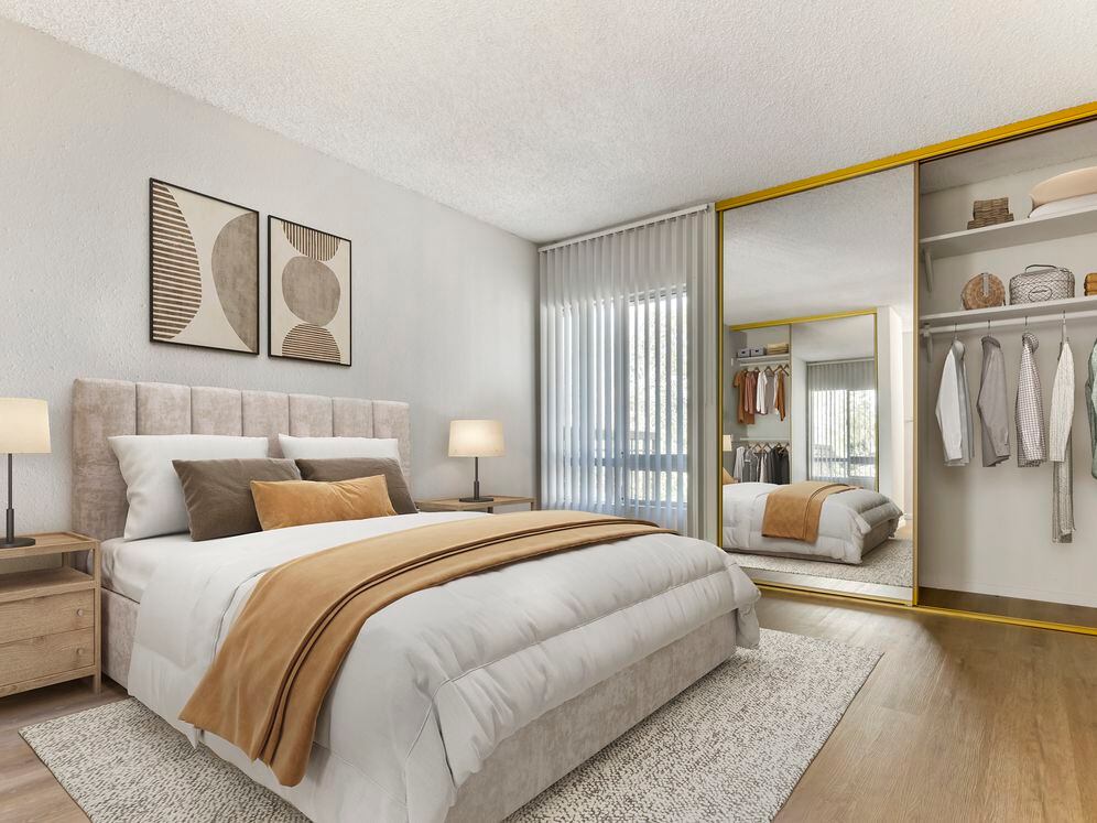 Classic Package II bedroom with hard surface flooring