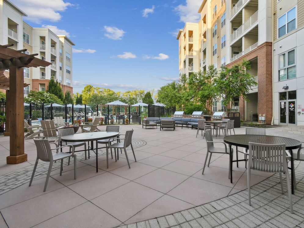 Hunt Valley - Courtyard with ample seating and firepit