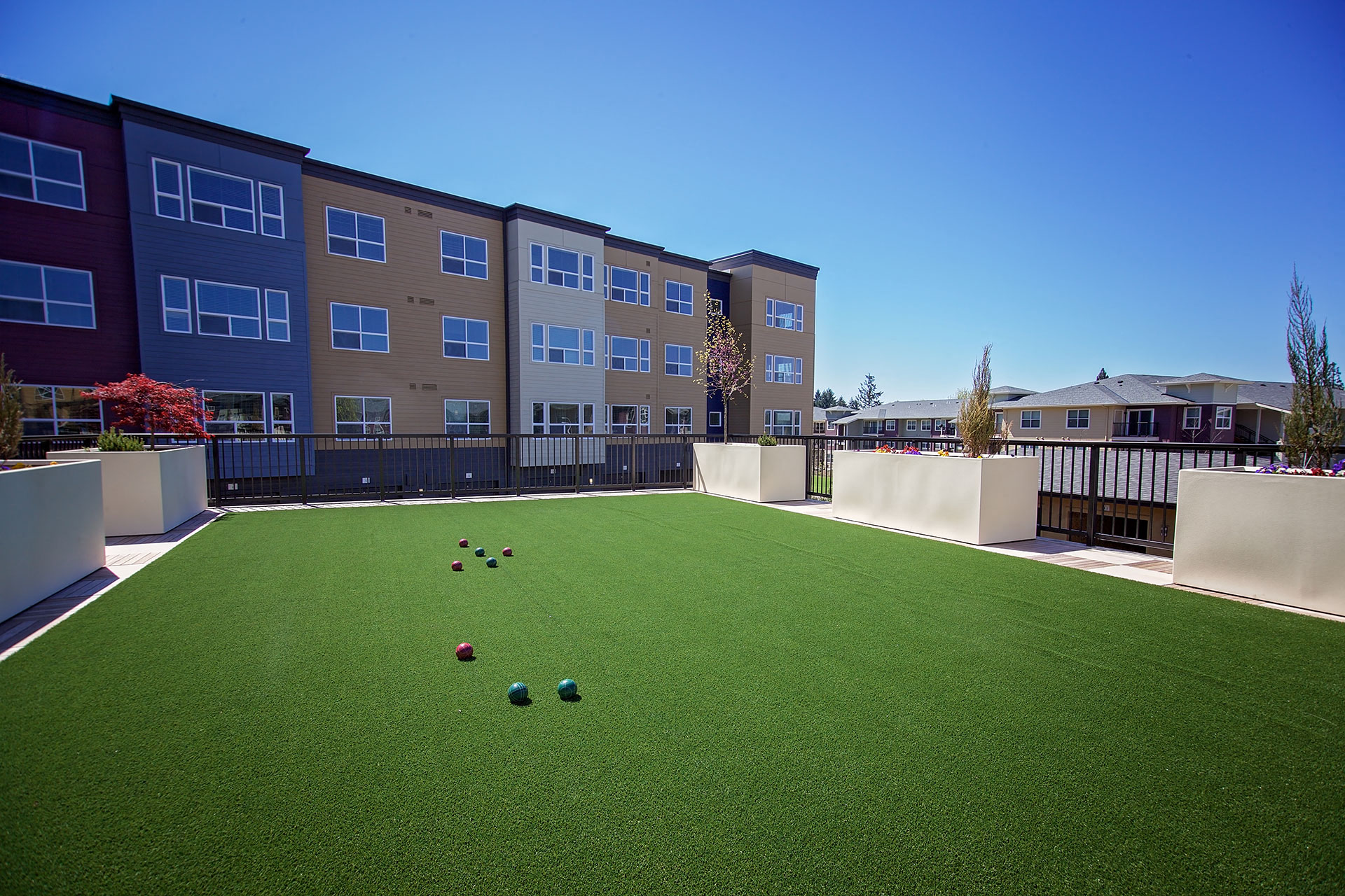 Bocce ball court