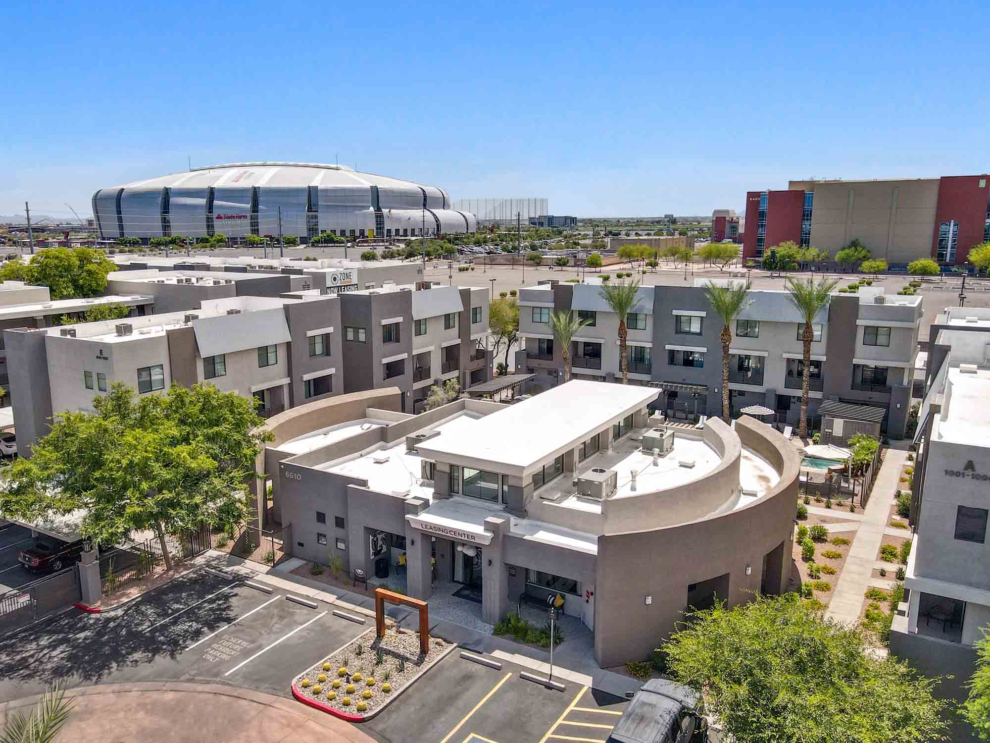 Zone Westgate, Glendale, AZ, Aerial View