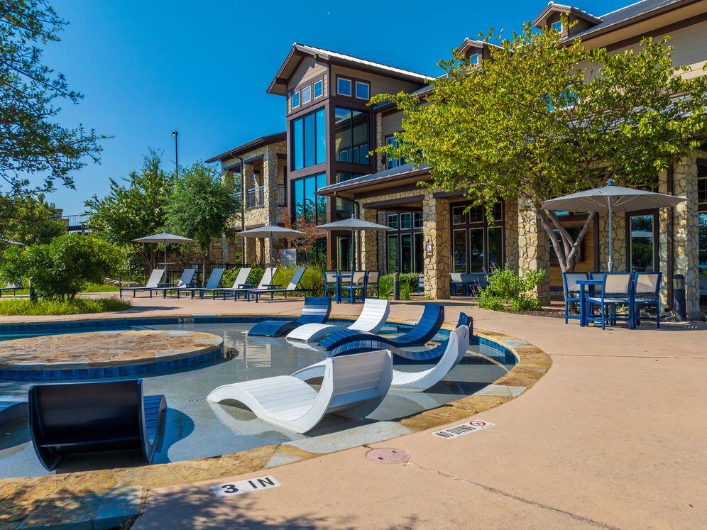 Pool with lounge seating