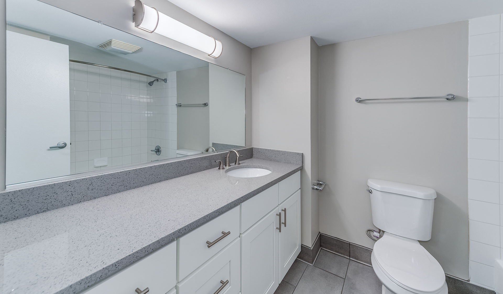 Updated premier bathroom in select homes