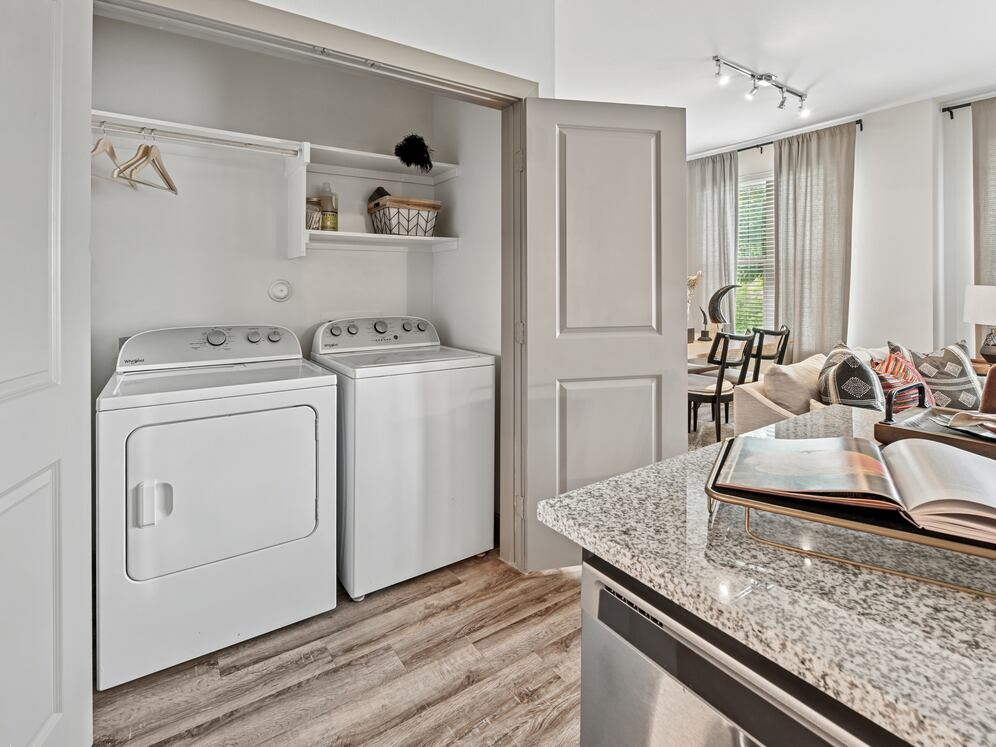 In-unit washer and dryer