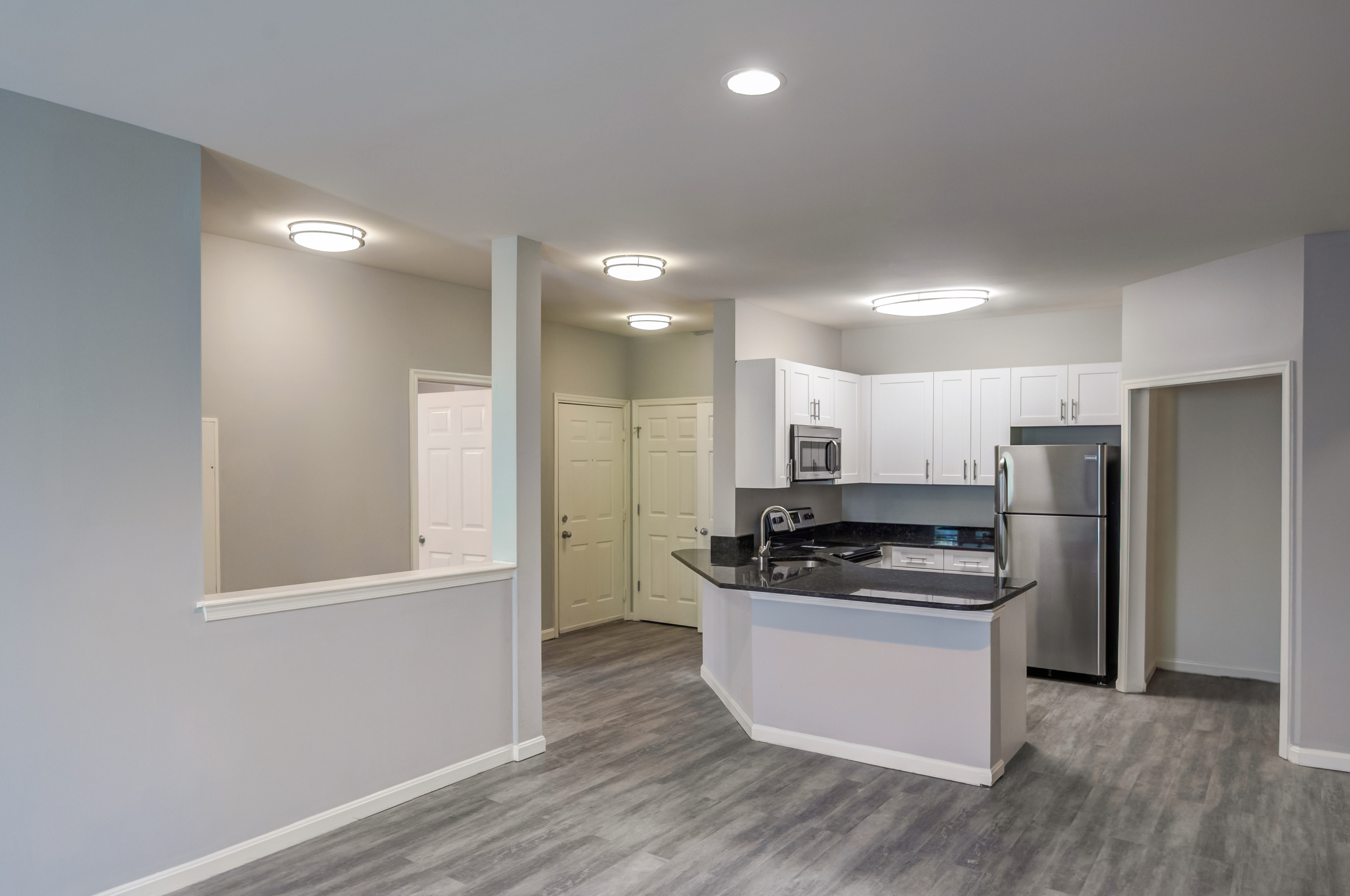Newly renovated apartment homes