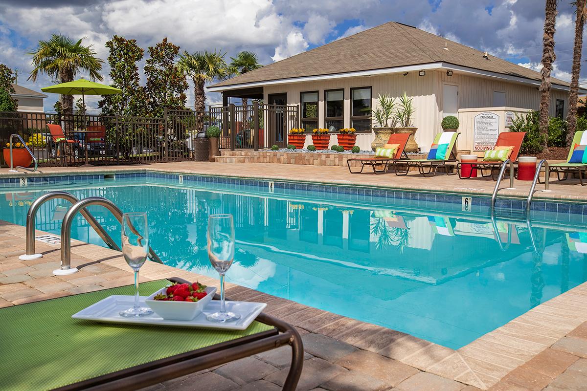 Escape the heat in our sparkling swimming pool.