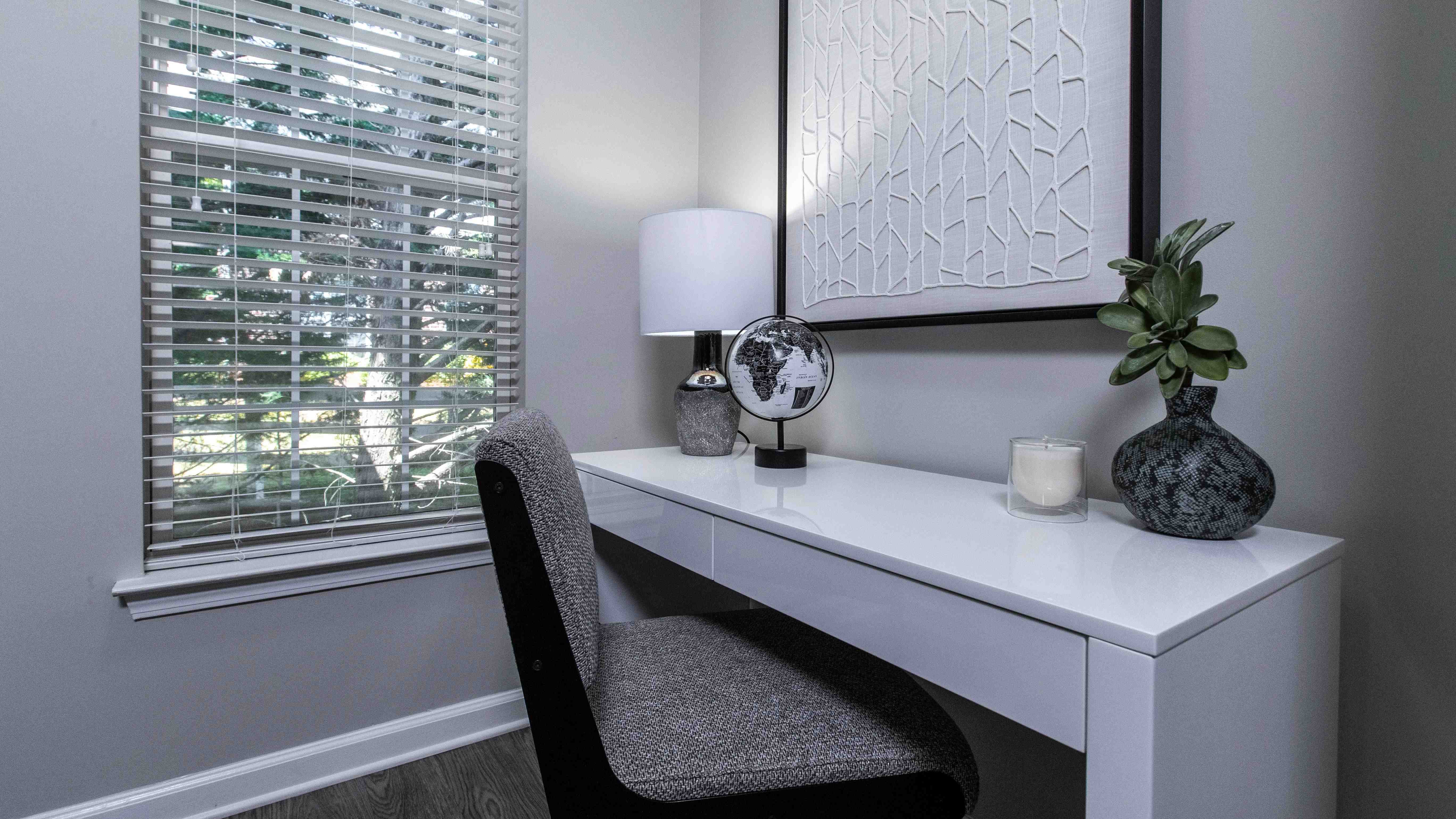 Enjoy the perfect productive nook, a bonus space right outside your master bedroom.  