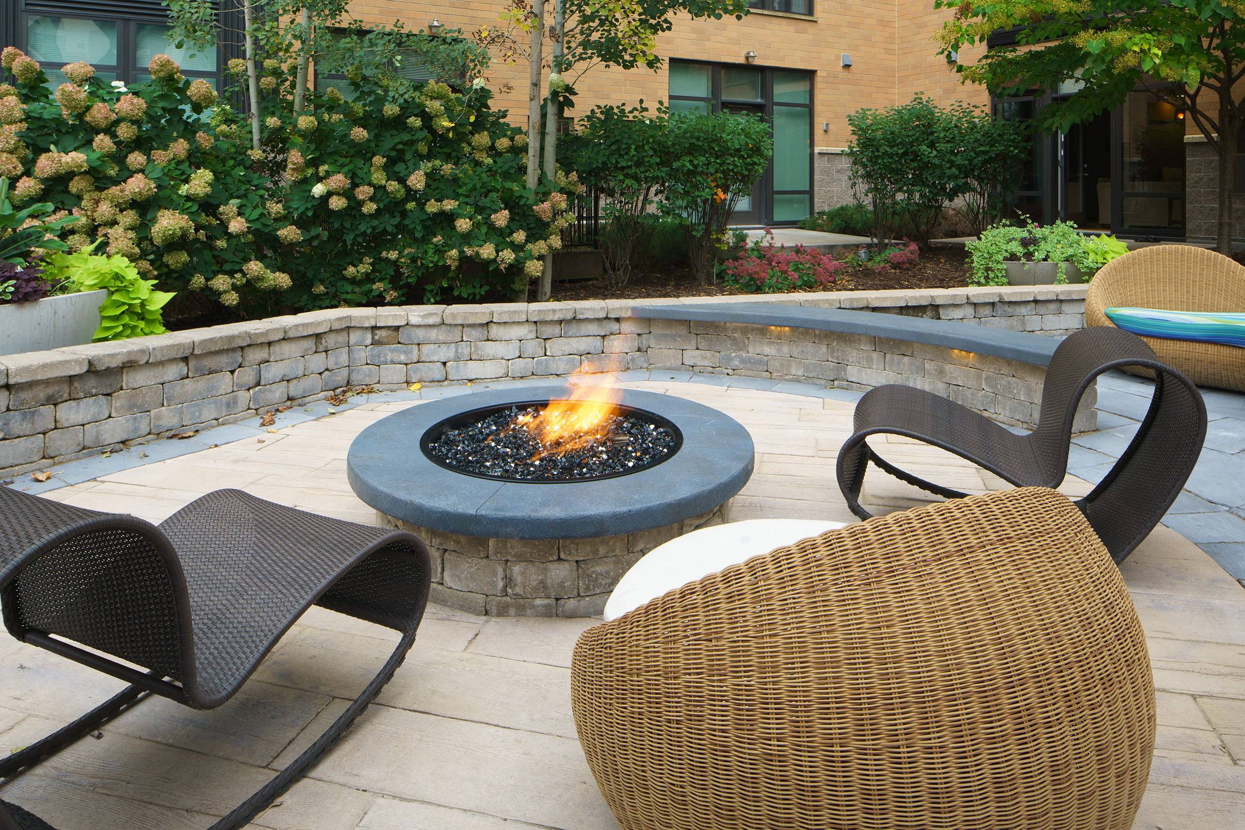 Marbella on Dean Outdoor patio and fire pit