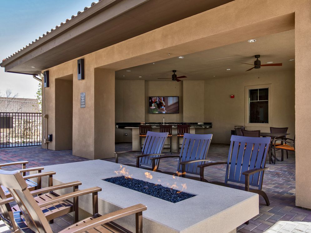 Resident outdoor lounge