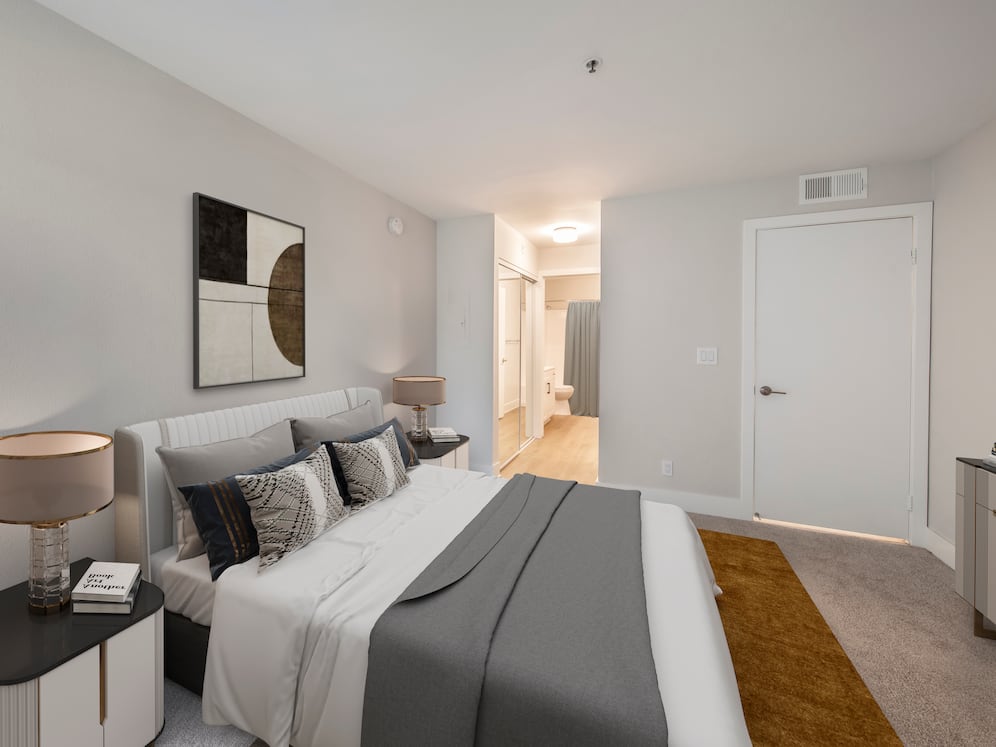 Renovated Package I bedroom with carpet