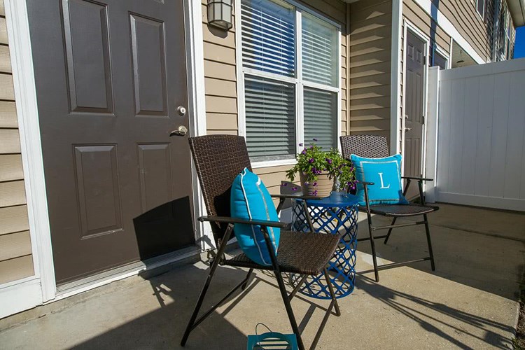 Enjoy your very own private patio.
