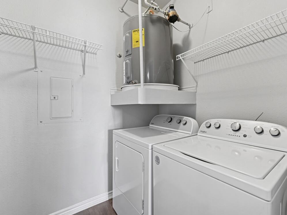 In-unit washer and dryer