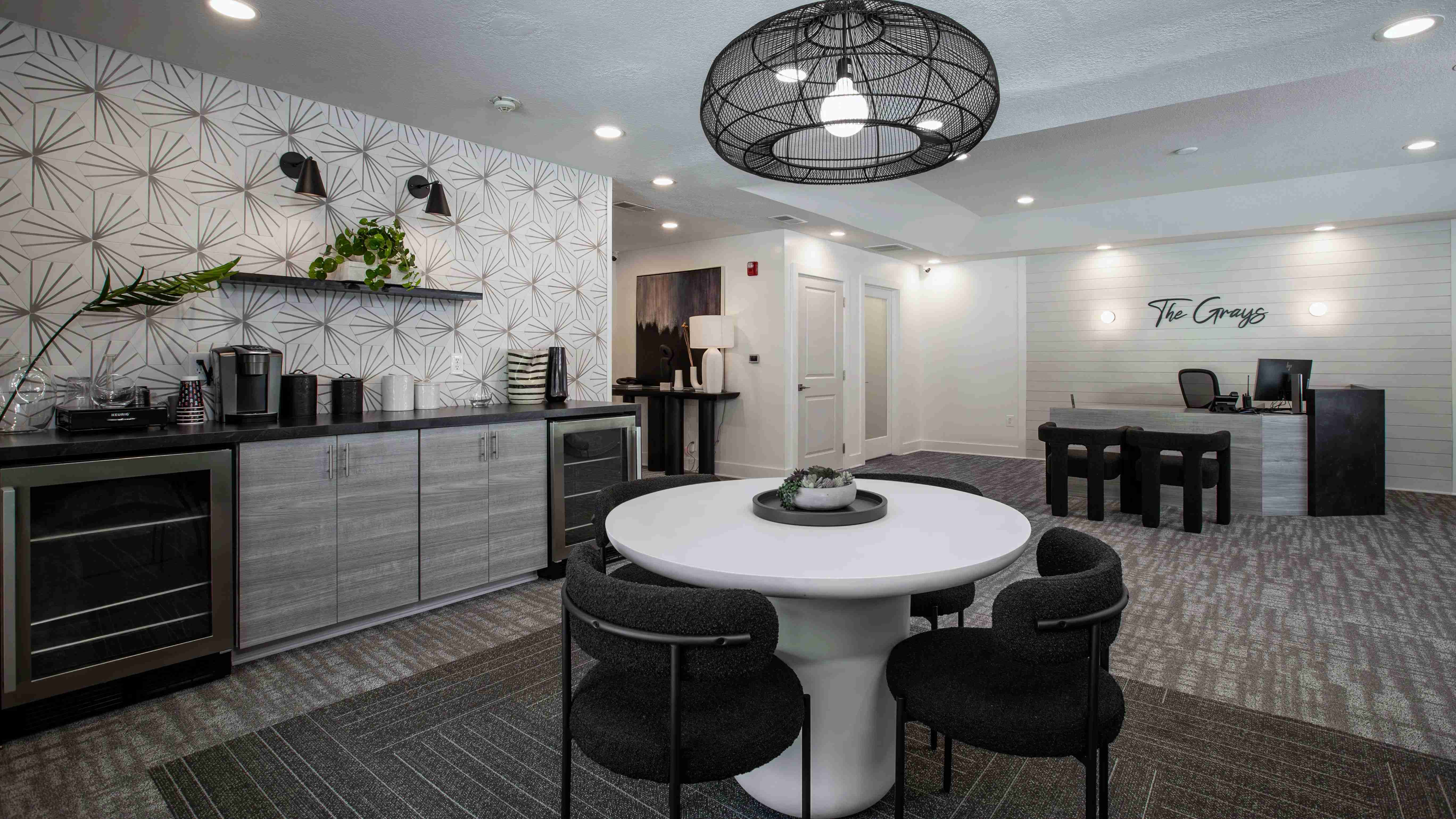 Grab a cup of joe from our complimentary coffee bar and say hello to our friendly onsite team!