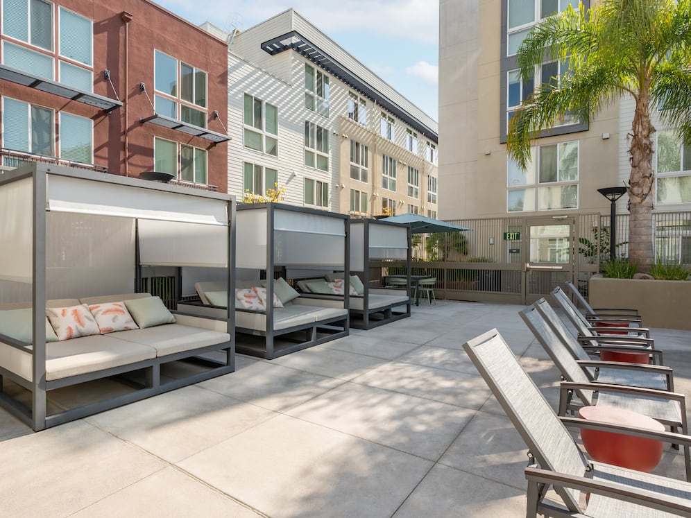 Cabanas and Lounge Chairs