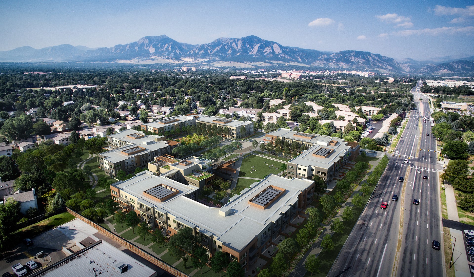 Located in Boulder, where the great plains meet the Rocky Mountains
