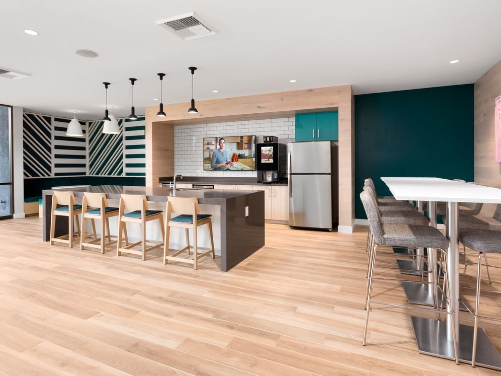 North Clubhouse lounge with entertaining kitchen