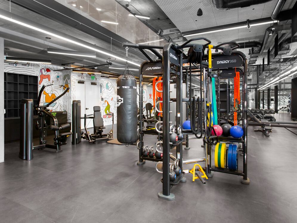 Fully-loaded fitness center