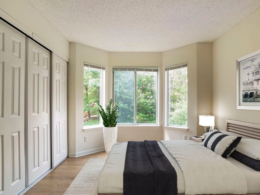 Upgraded Package I bedroom with hard surface flooring