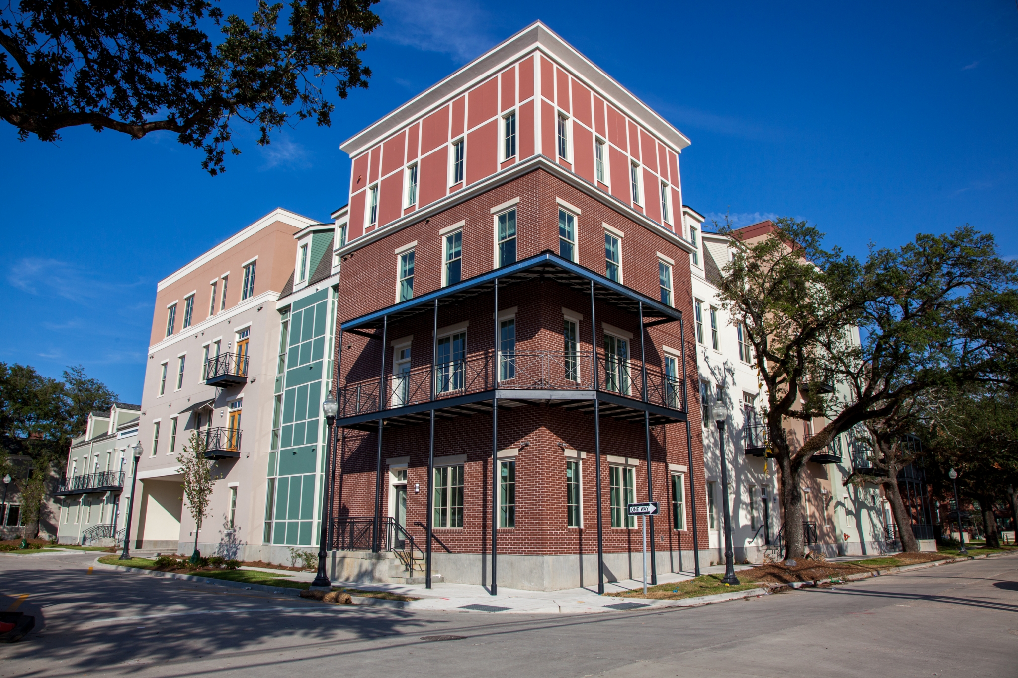 Apartments with porches