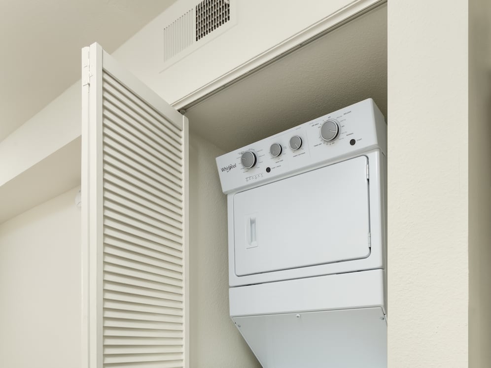 In-unit washer and dryer