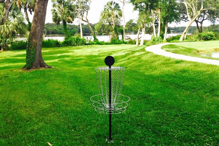We even have a disc golf course right on site - enjoy a game with friends!